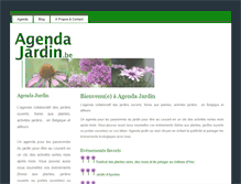 Tablet Screenshot of agendajardin.be